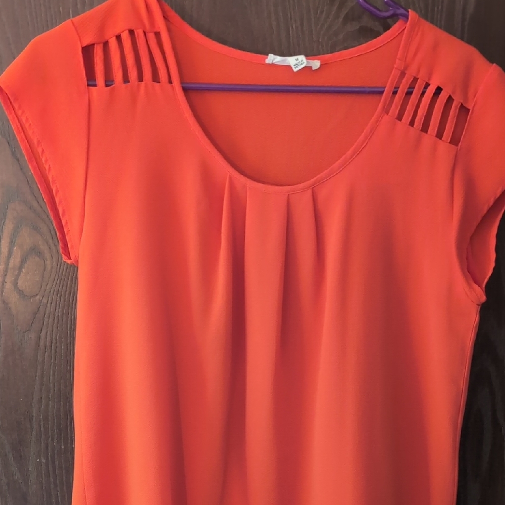 Mine Vibrant Orange Women's Blouse